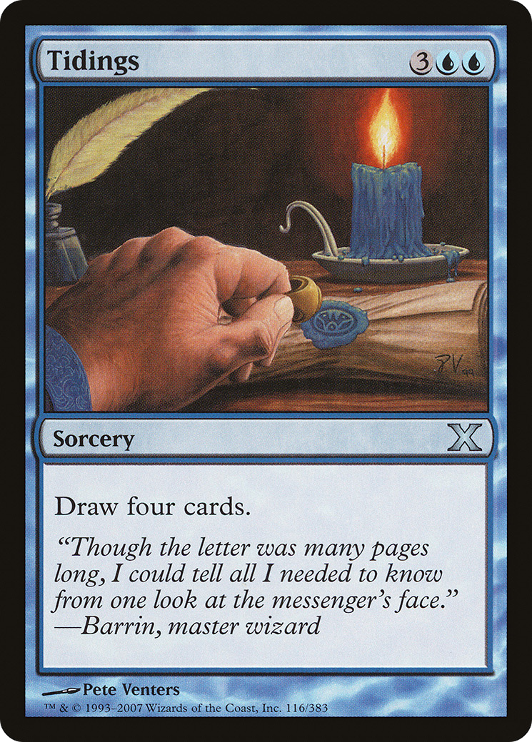 Tidings (116) Foil - Tenth Edition