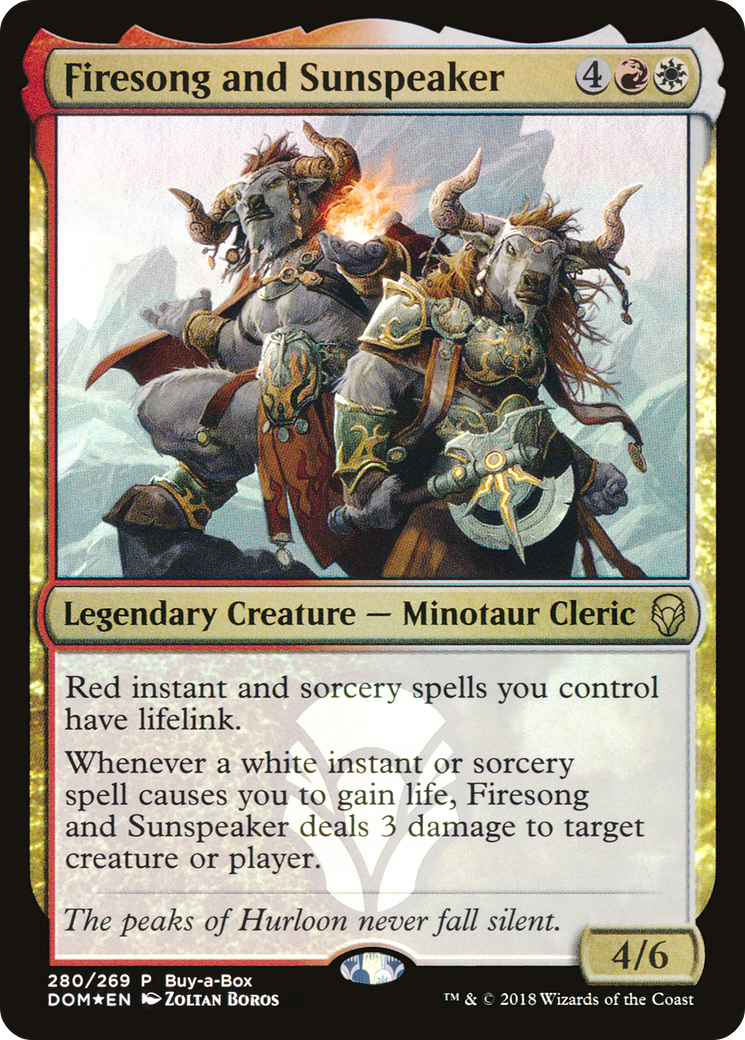 Firesong and Sunspeaker (280) Foil - Dominaria