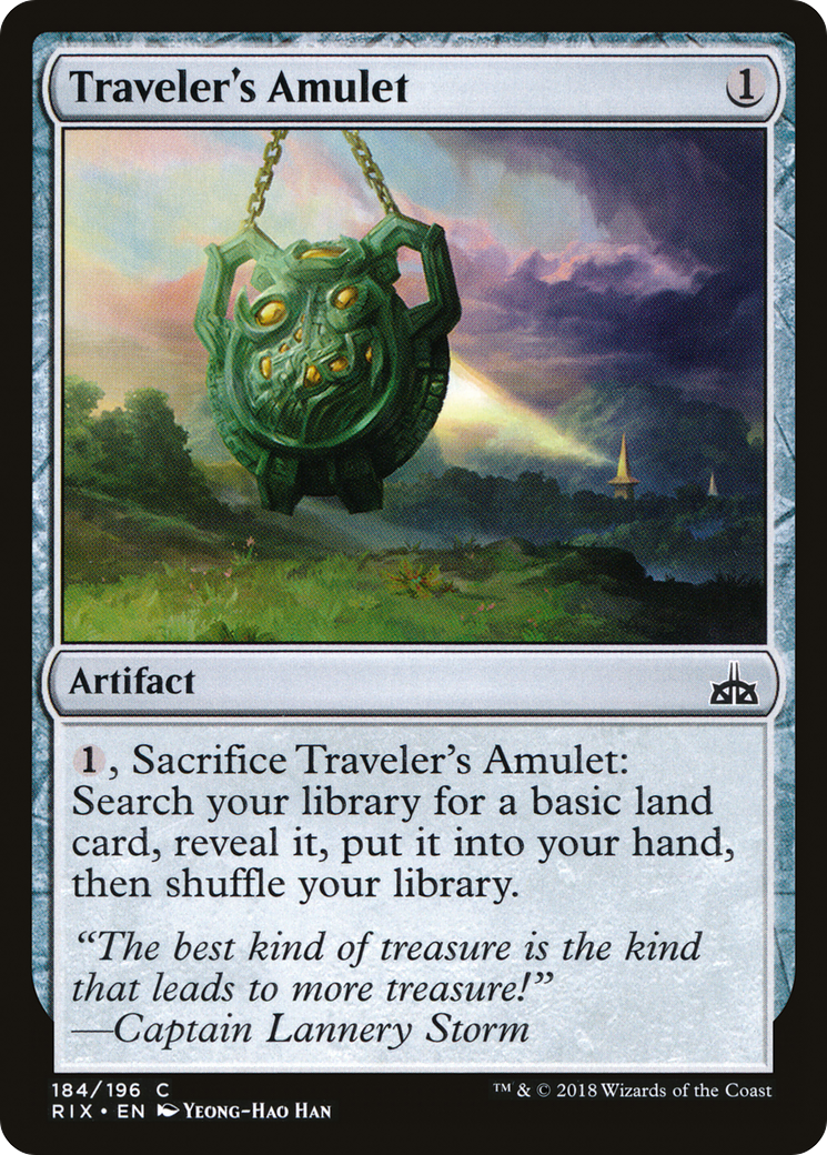 Traveler's Amulet (184) - Rivals of Ixalan