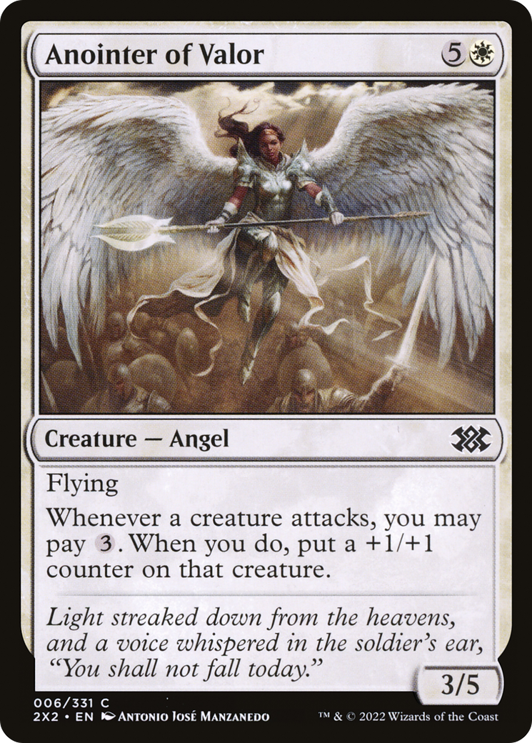Anointer of Valor (006) Foil - Double Masters 2022