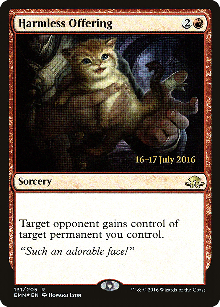 Harmless Offering (131s) Foil - Eldritch Moon Promos
