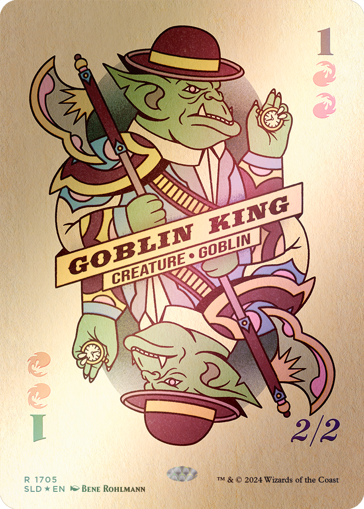Goblin King (1705) (Rainbow Foil) (1705) Foil - Secret Lair Drop Series