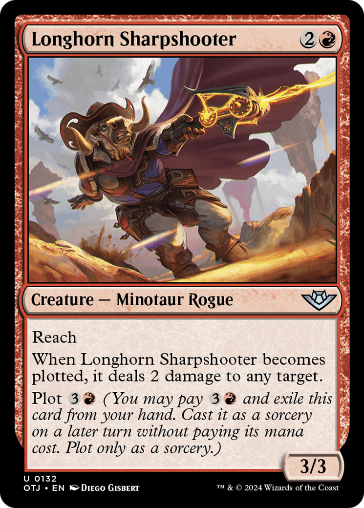 Longhorn Sharpshooter (132) - Outlaws of Thunder Junction