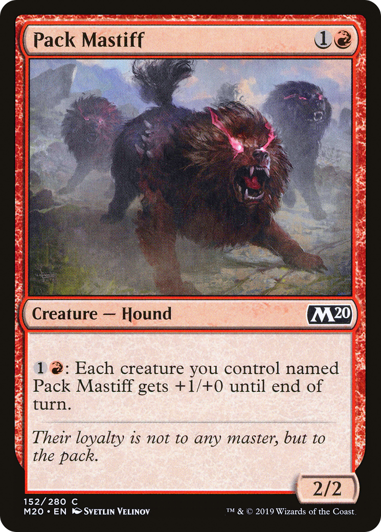 Pack Mastiff (152) - Core Set 2020
