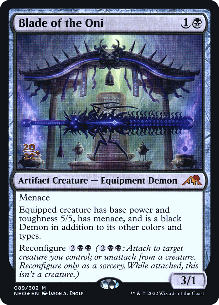 Blade of the Oni (089) Foil - Kamigawa: Neon Dynasty Promos