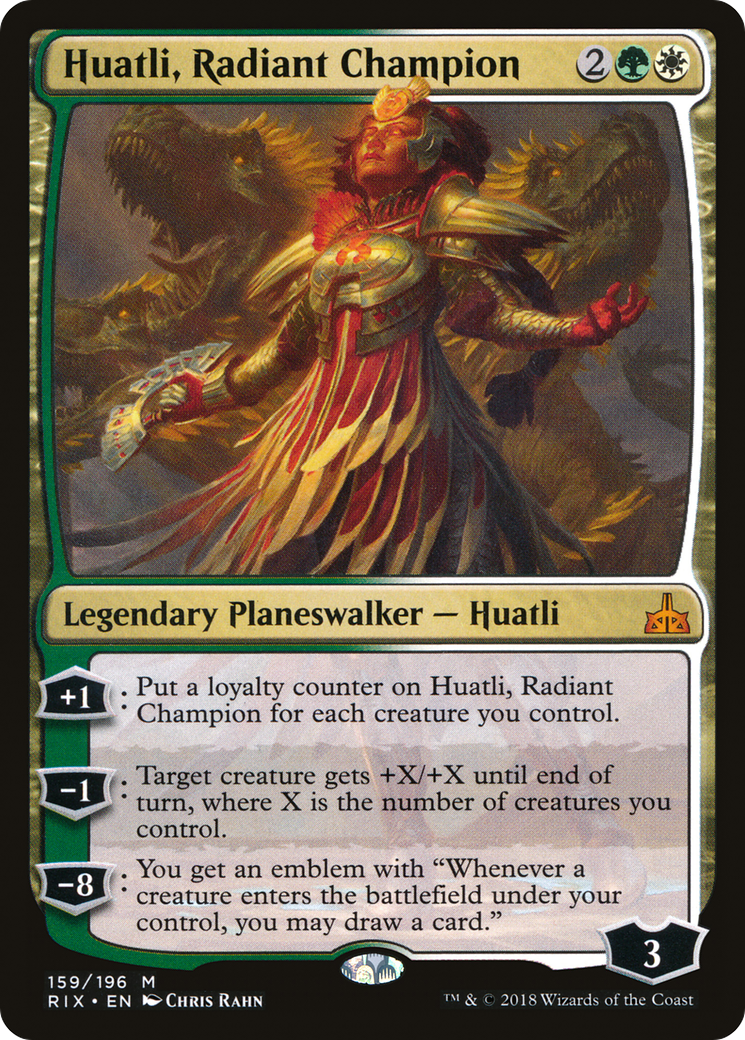 Huatli, Radiant Champion (159) - Rivals of Ixalan