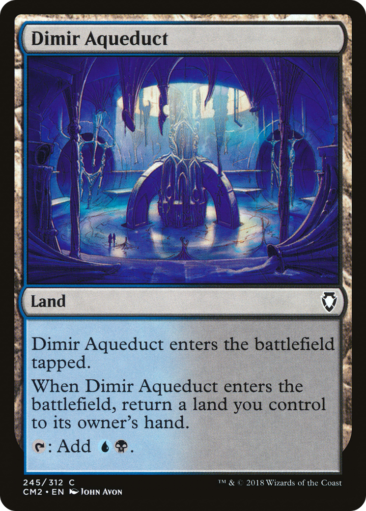 Dimir Aqueduct (245) - Commander Anthology Volume II