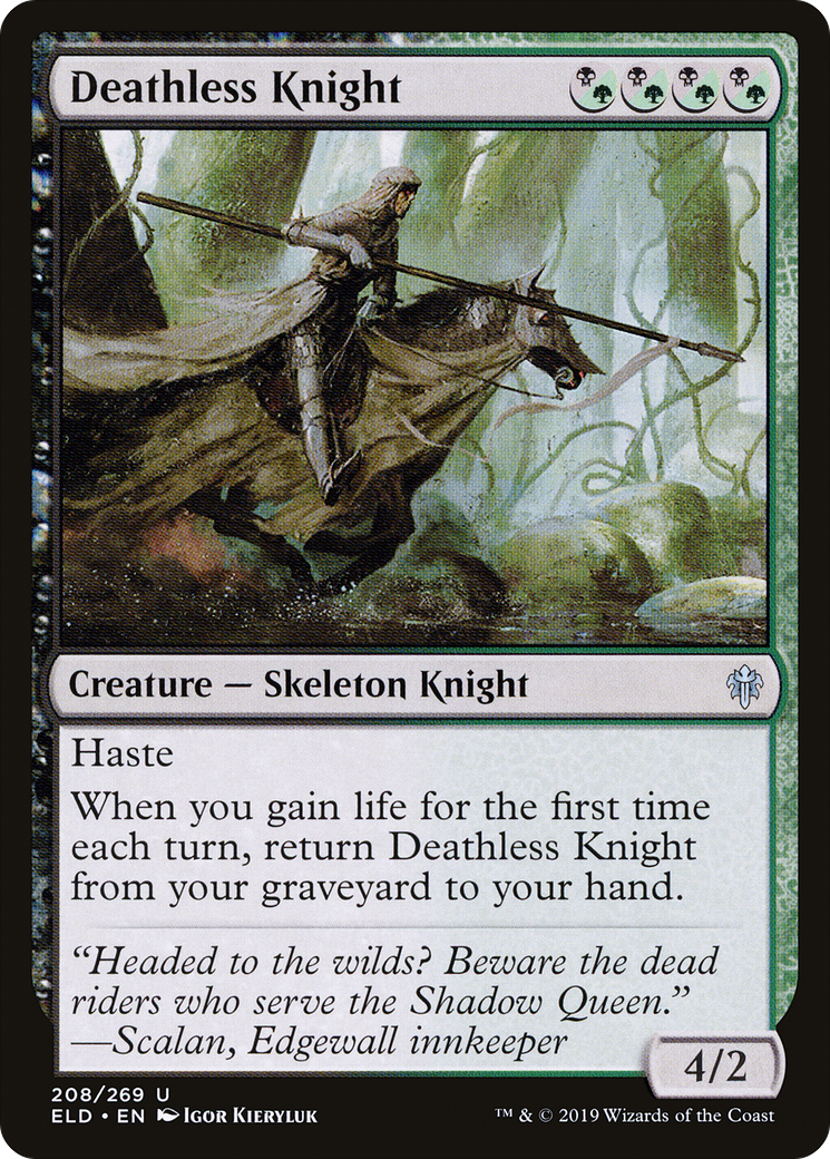 Deathless Knight (208) - Throne of Eldraine