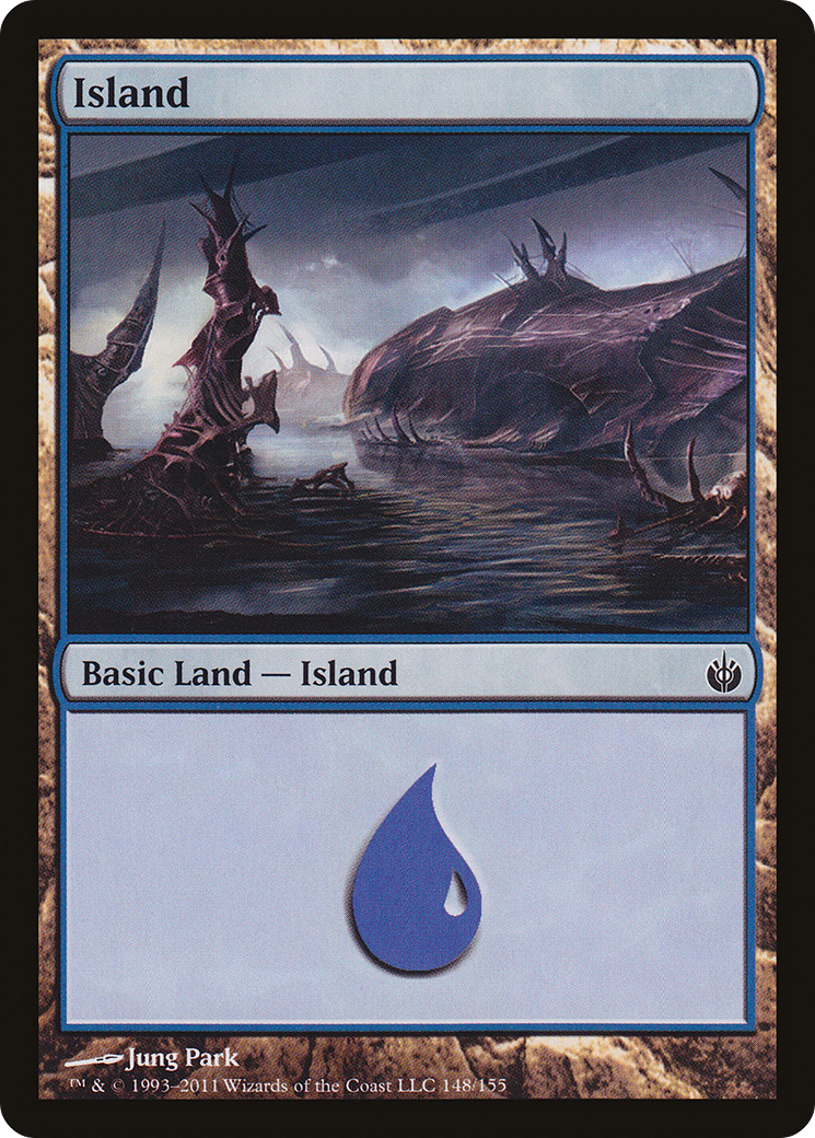 Island (148) Foil - Mirrodin Besieged
