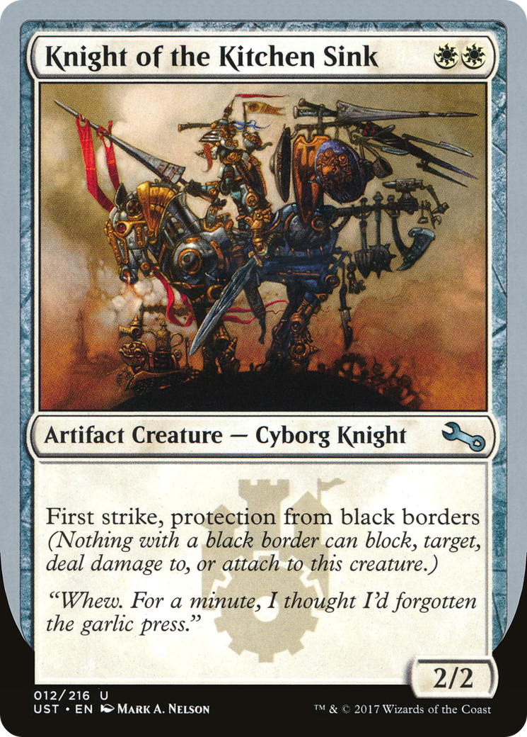 Knight of the Kitchen Sink (12a) - Unstable