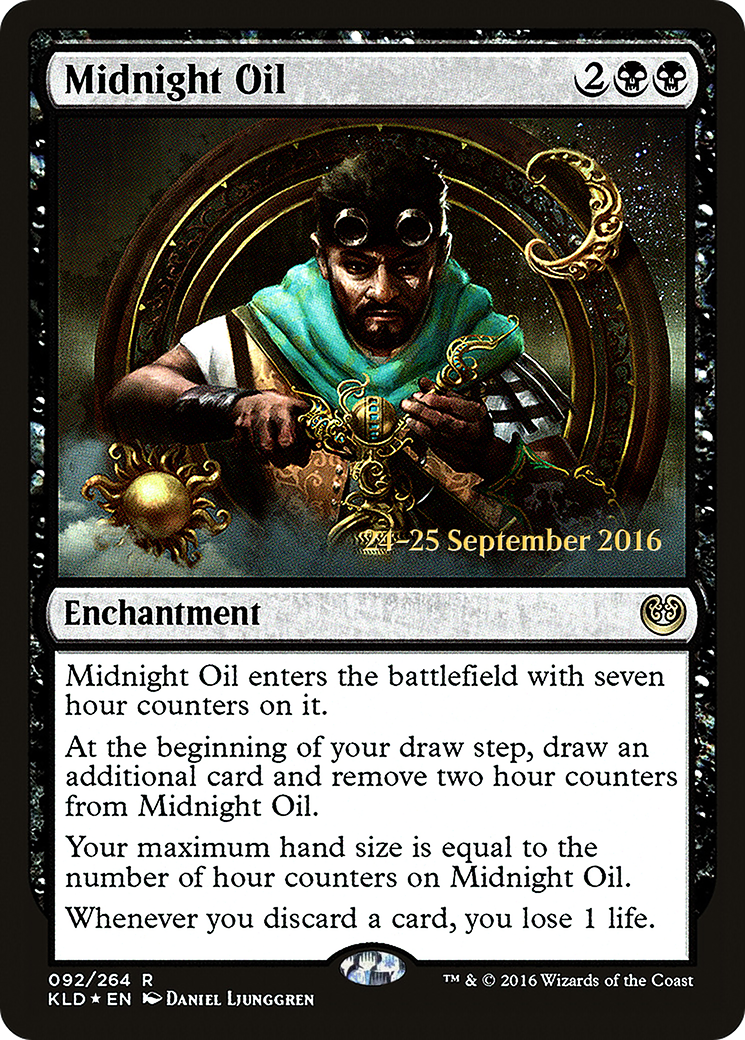 Midnight Oil (092) Foil - Kaladesh Promos