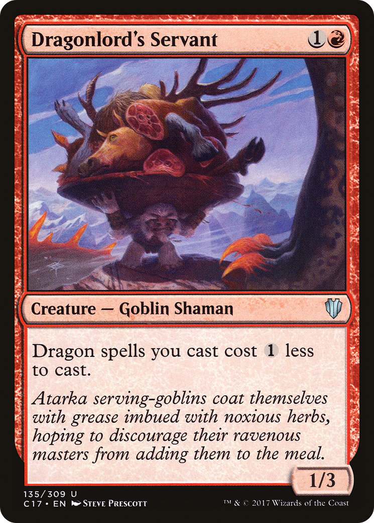 Dragonlord's Servant (135) - Commander 2017
