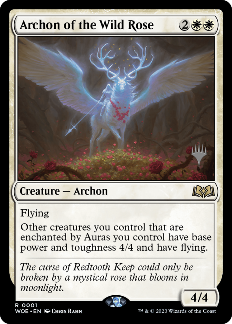 Archon of the Wild Rose (001) - Wilds of Eldraine Promos