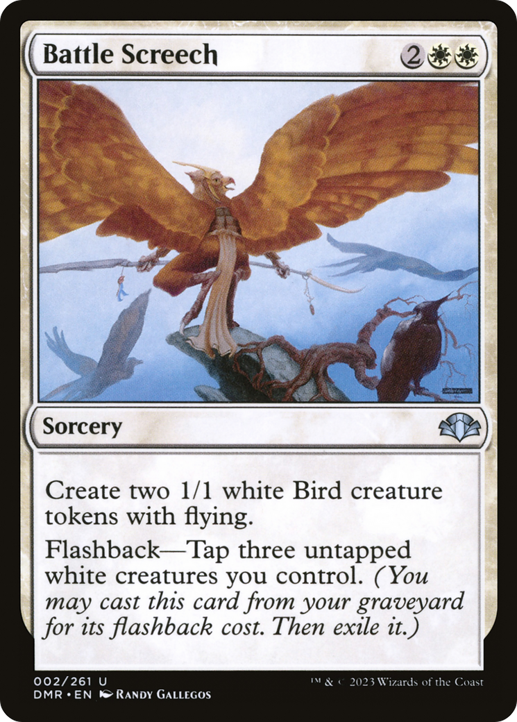 Battle Screech (002) Foil - Dominaria Remastered
