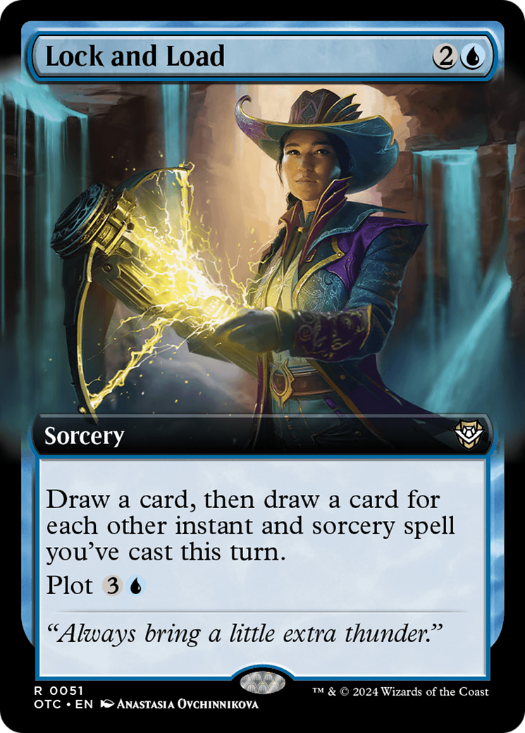 Lock and Load (Extended Art) (051) - Outlaws of Thunder Junction Commander