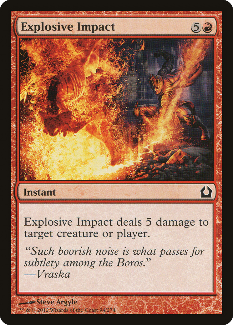 Explosive Impact (094) Foil - Return to Ravnica