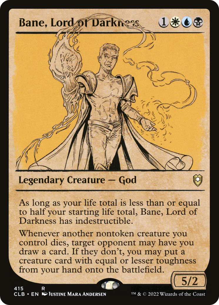Bane, Lord of Darkness (Showcase) (415) Foil - Commander Legends: Battle for Baldur's Gate