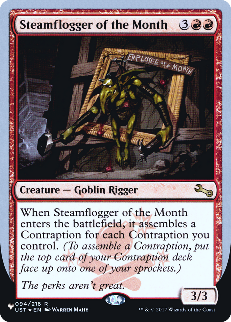 Steamflogger of the Month (030) Foil - The List (Unfinity Foil Edition)