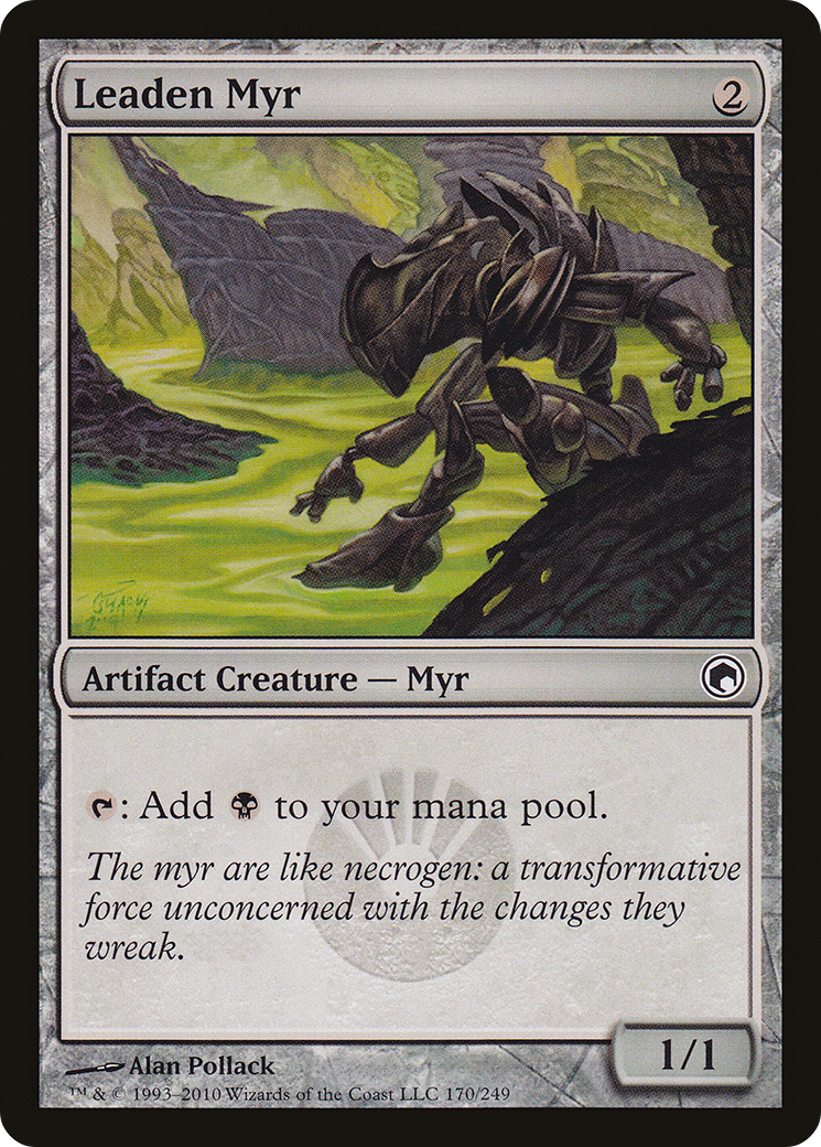 Leaden Myr (170) Foil - Scars of Mirrodin