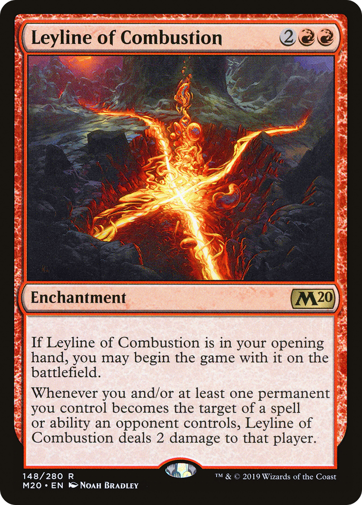 Leyline of Combustion (148) Foil - Core Set 2020