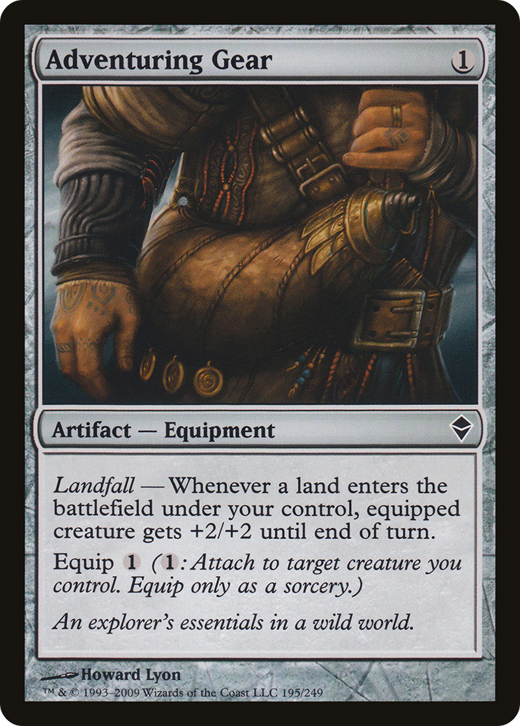 Adventuring Gear (195) Foil - Zendikar