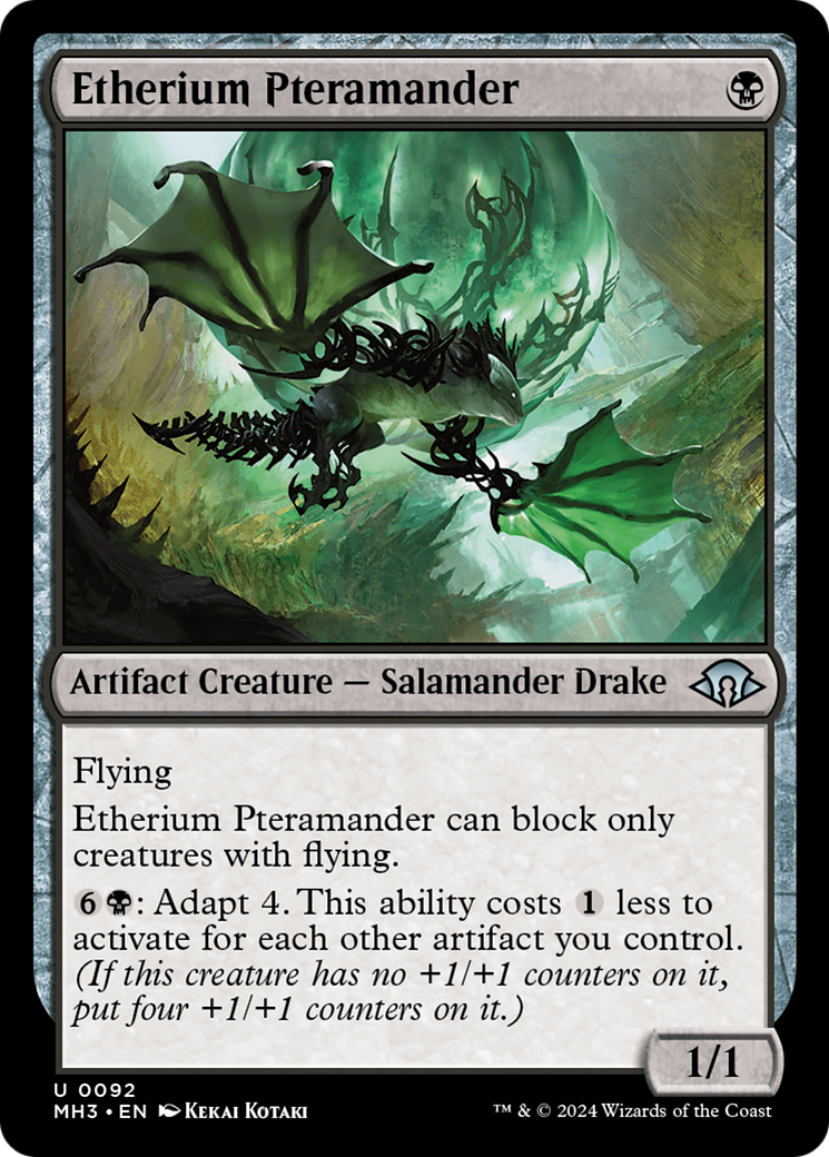 Etherium Pteramander (092) - Modern Horizons 3