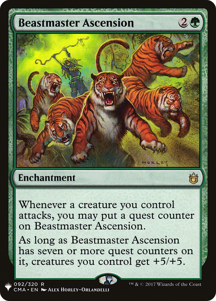 Beastmaster Ascension (CMA-92) - The List