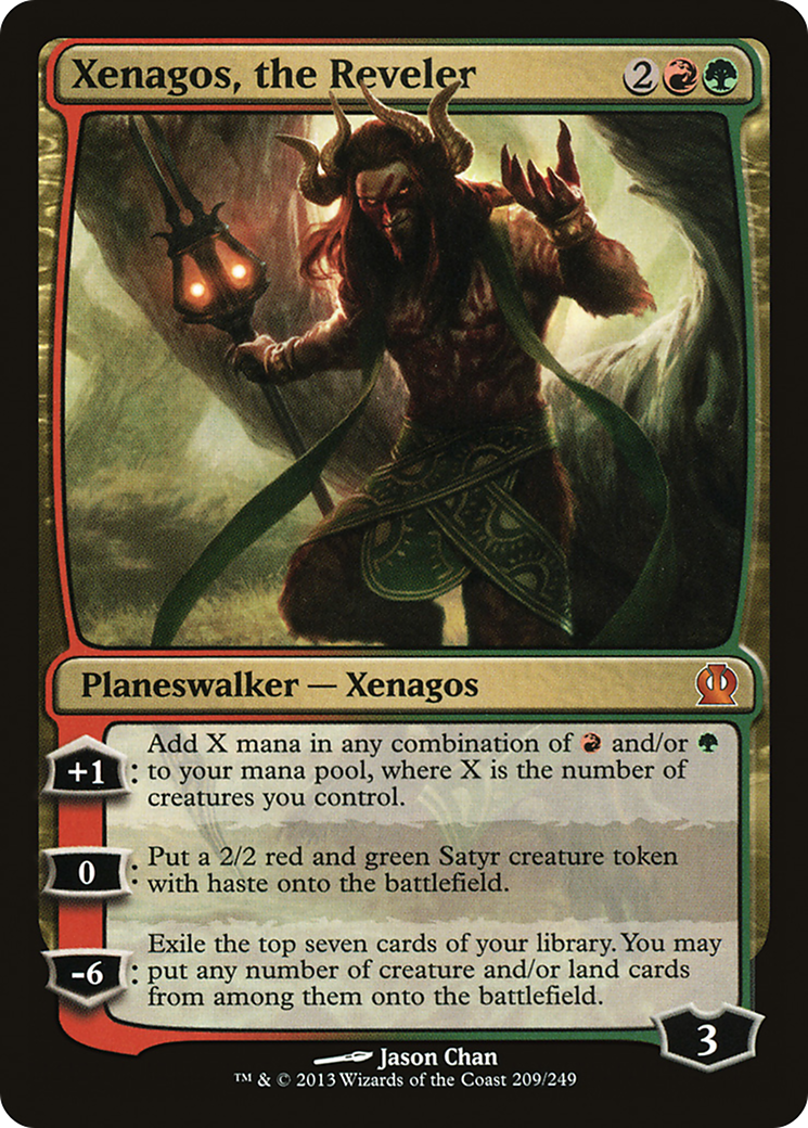 Xenagos, the Reveler (209) Foil - Theros