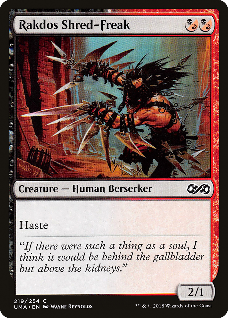 Rakdos Shred-Freak (219) Foil - Ultimate Masters