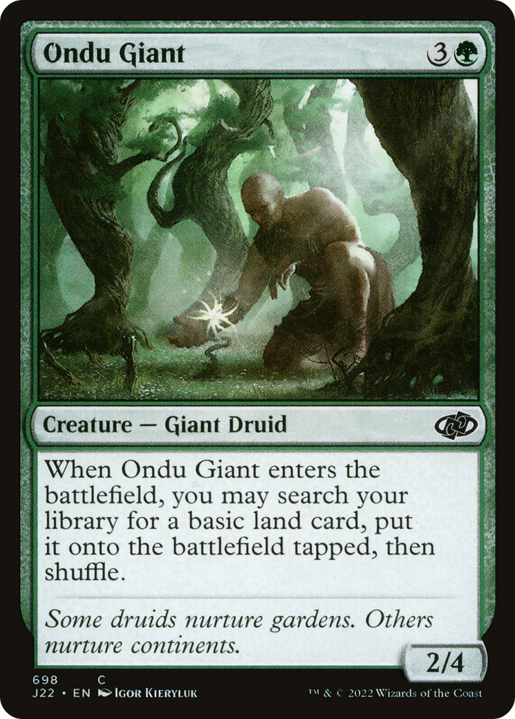 Ondu Giant (698) - Jumpstart 2022