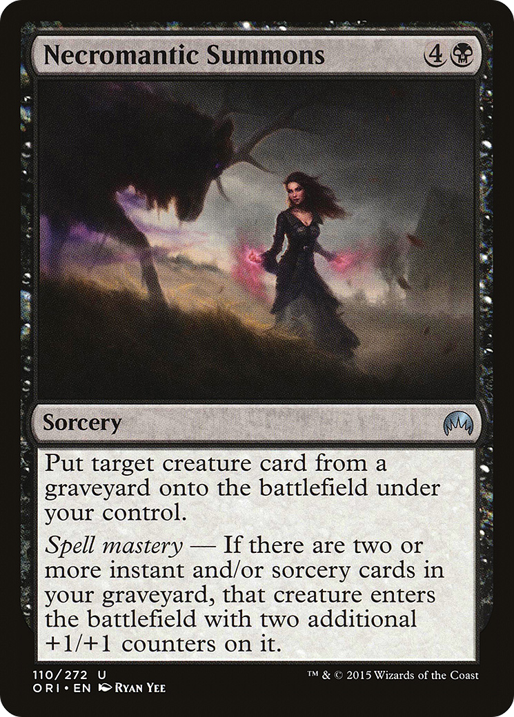 Necromantic Summons (110) - Magic Origins