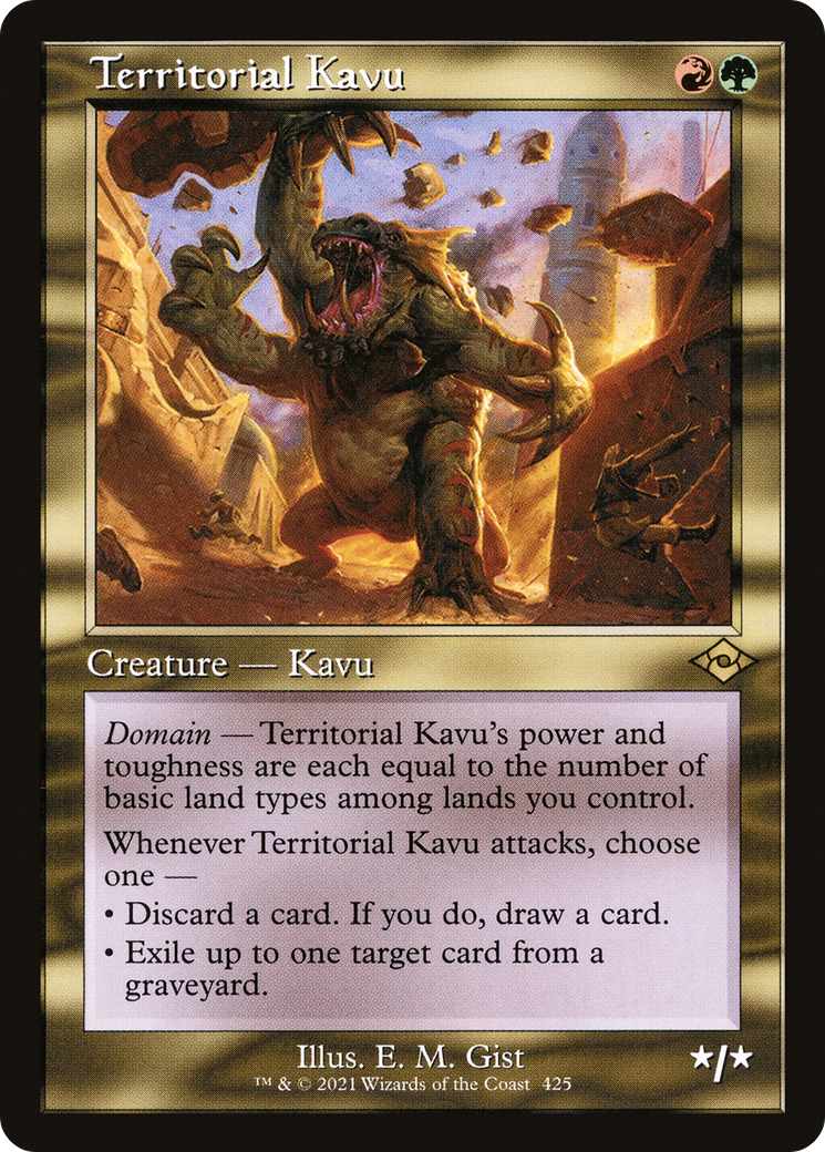 Territorial Kavu (Retro) (425) Foil - Modern Horizons 2