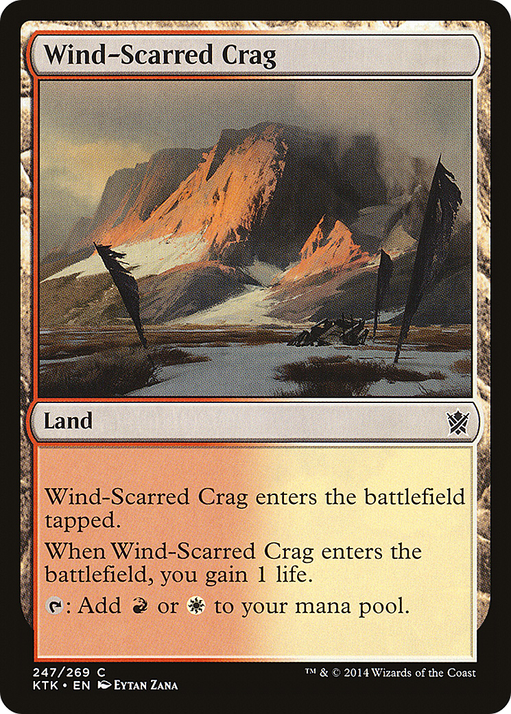 Wind-Scarred Crag (247) - Khans of Tarkir