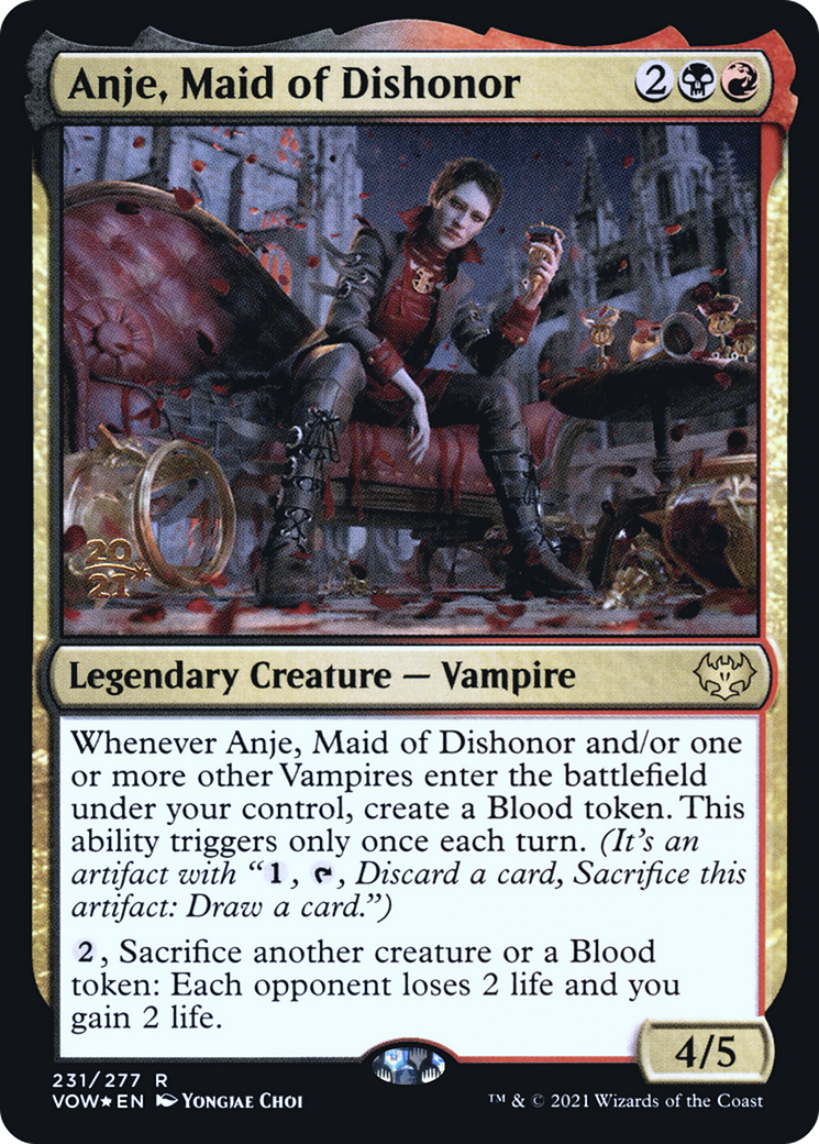 Anje, Maid of Dishonor (231s) Foil - Innistrad: Crimson Vow Promos