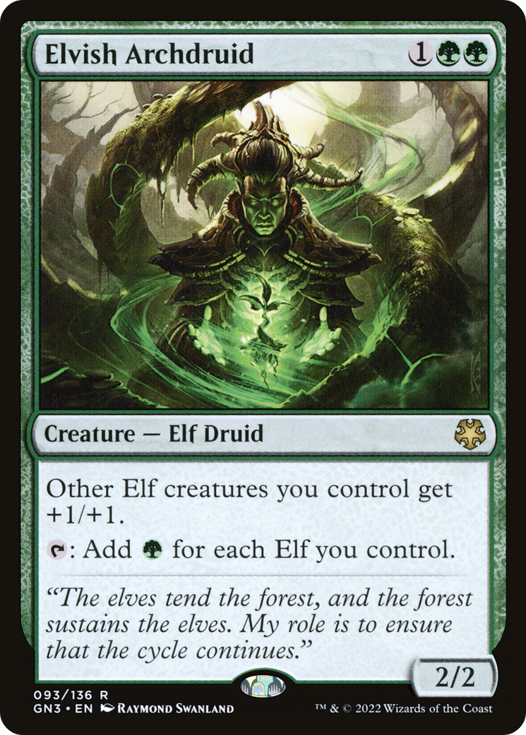 Elvish Archdruid (093) - Game Night: Free-for-All