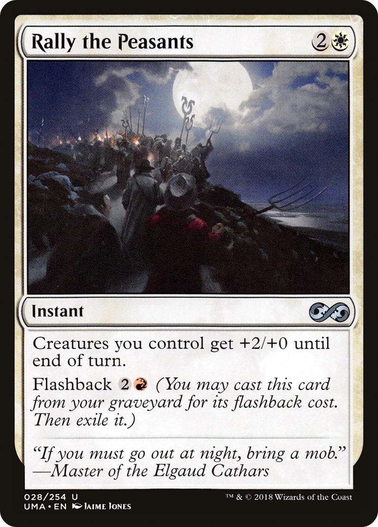 Rally the Peasants (028) Foil - Ultimate Masters