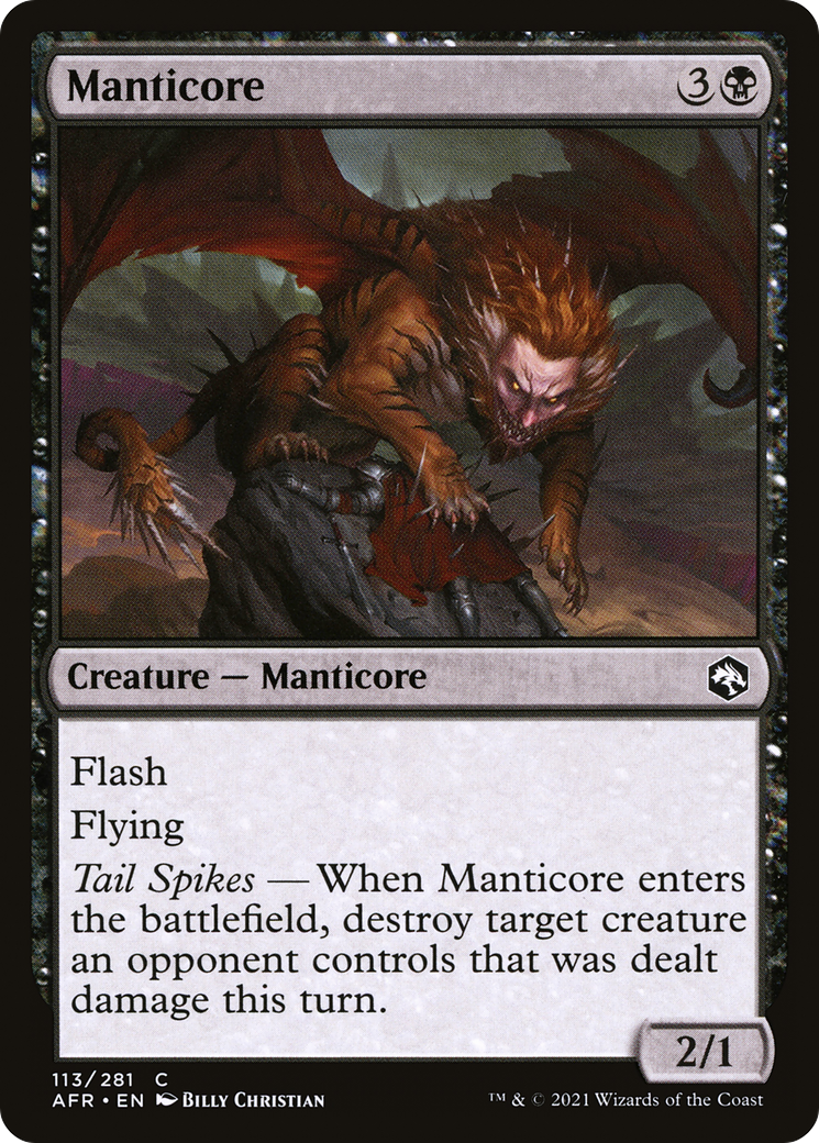 Manticore (113) - Adventures in the Forgotten Realms