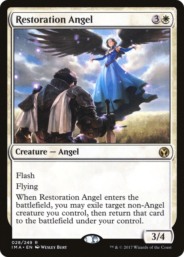 Restoration Angel (028) Foil - Iconic Masters