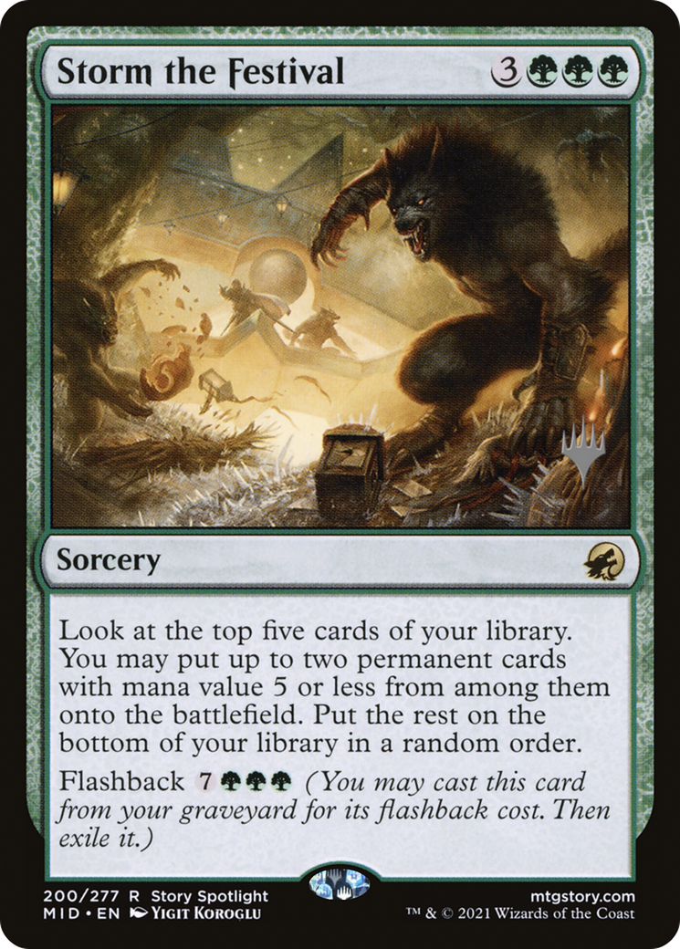 Storm the Festival (200) - Innistrad: Midnight Hunt Promos
