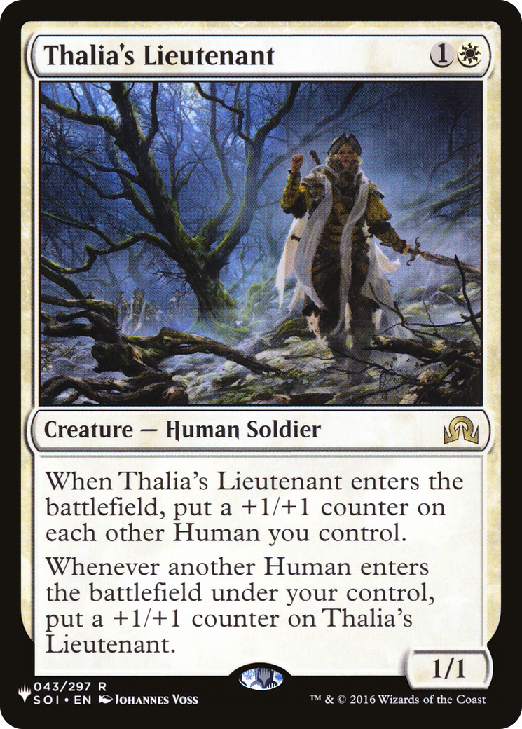 Thalia's Lieutenant (SOI-43) - The List