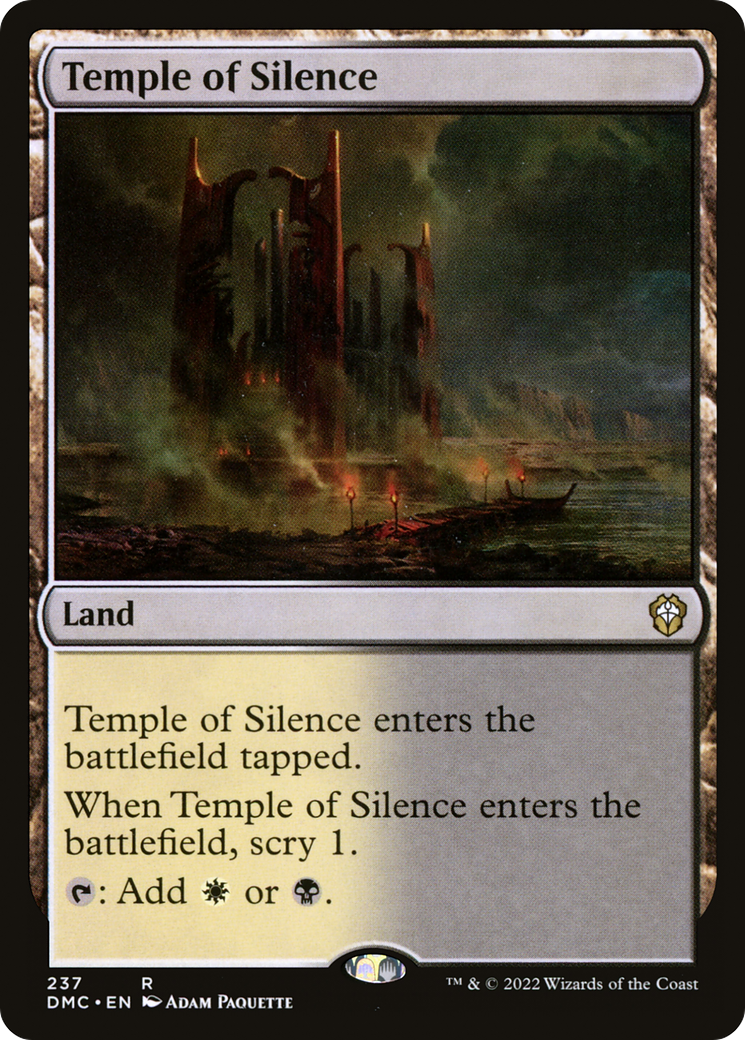 Temple of Silence (237) - Dominaria United Commander
