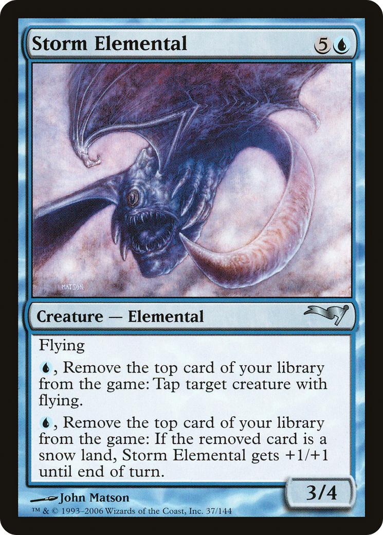 Storm Elemental (037) - Coldsnap Theme Decks