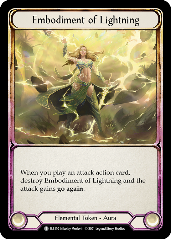 Embodiment of Earth // Embodiment of Lightning (ELE109) 1st Edition - Tales of Aria
