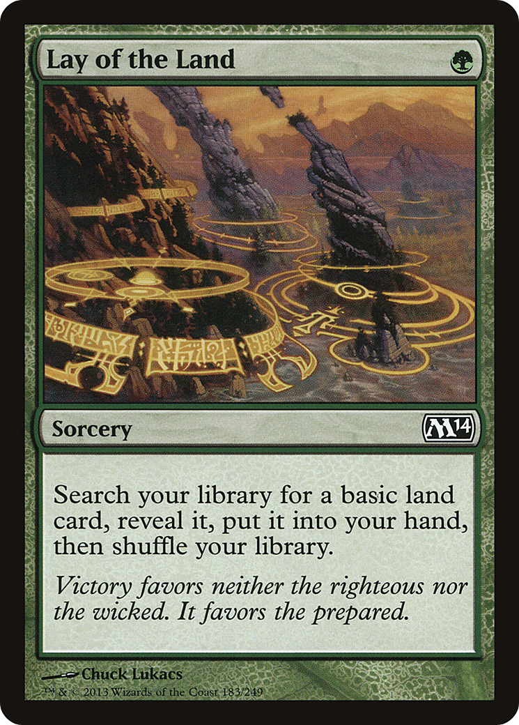 Lay of the Land (183) Foil - Magic 2014