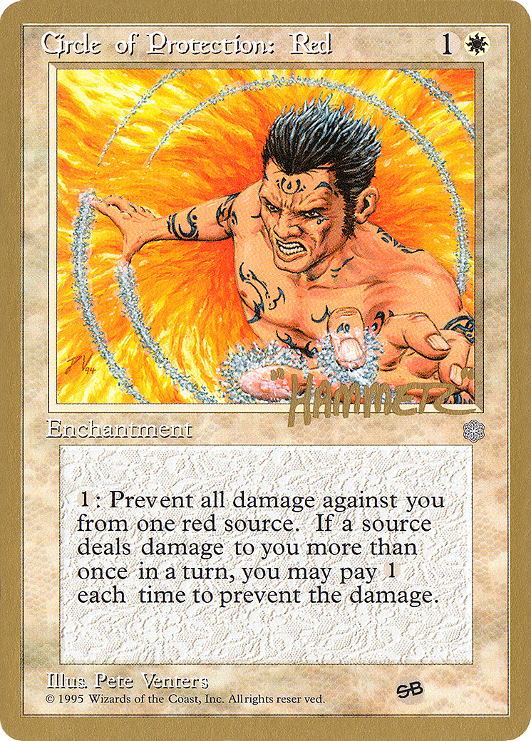 Circle of Protection: Red (shr15sb) - Pro Tour Collector Set
