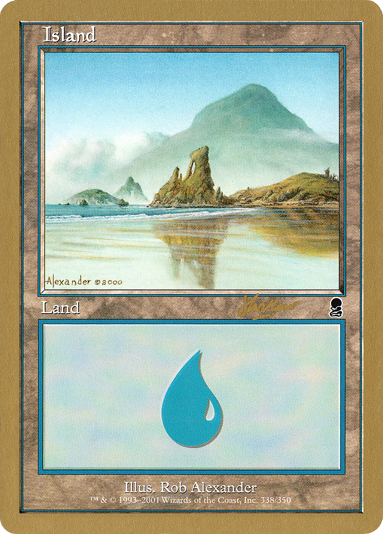 Island (338) - 2002 Sim Han How (ODY) (Retro) - World Championship Decks 2002