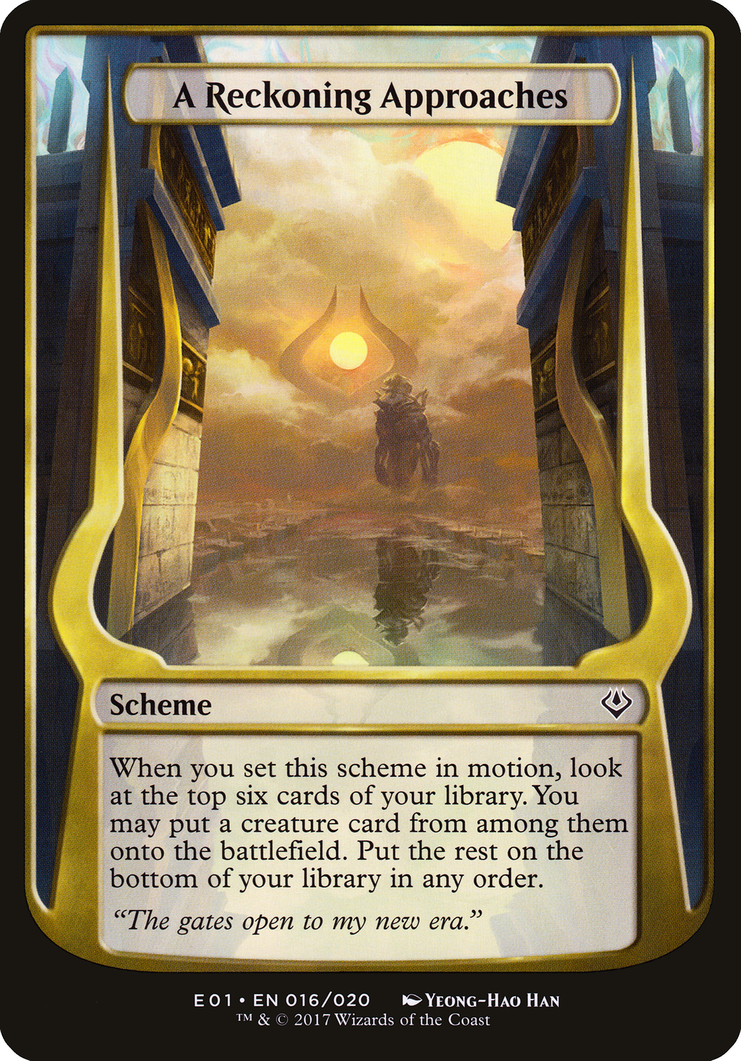 A Reckoning Approaches (16★) - Archenemy: Nicol Bolas Schemes