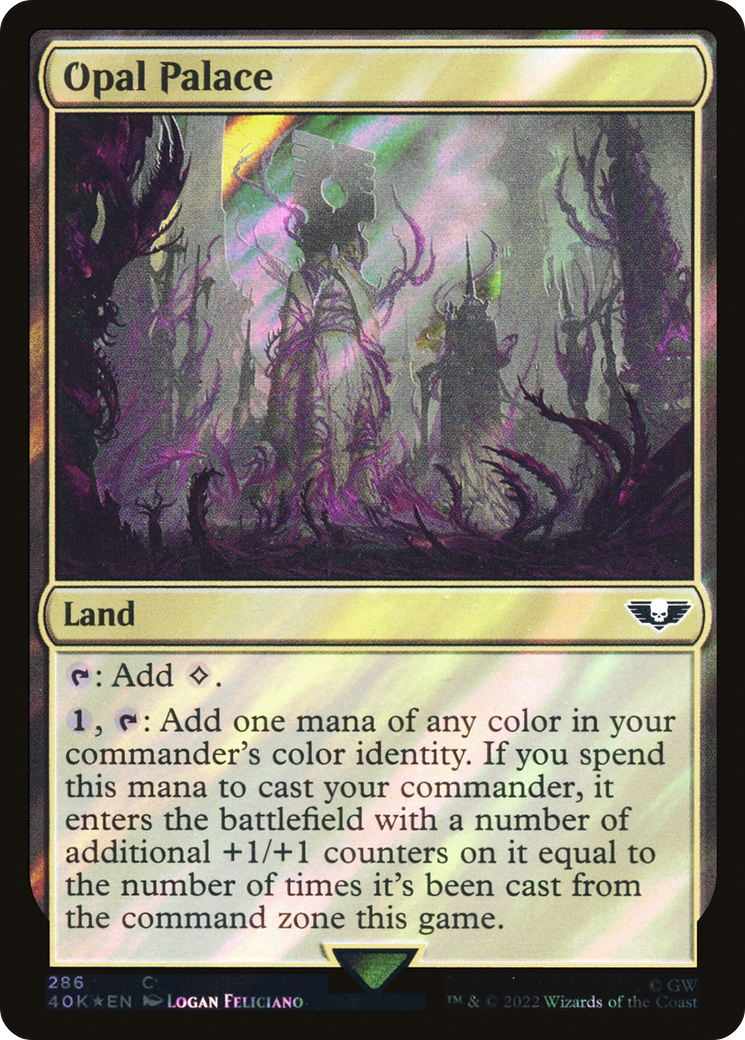 Opal Palace (286) Surge Foil - Warhammer 40,000 Commander