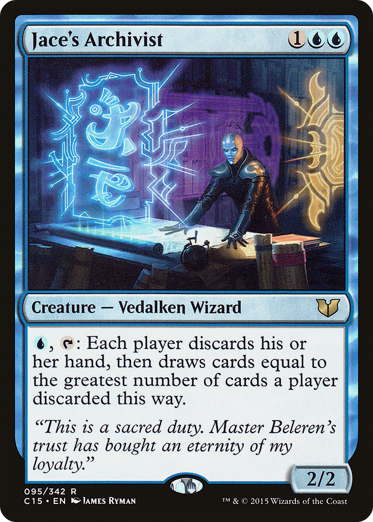 Jace's Archivist (095) - Commander 2015