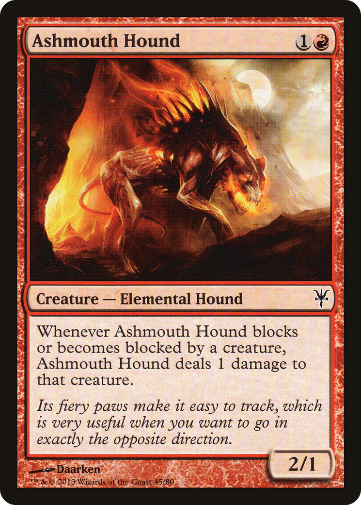 Ashmouth Hound (045) - Duel Decks: Sorin vs. Tibalt